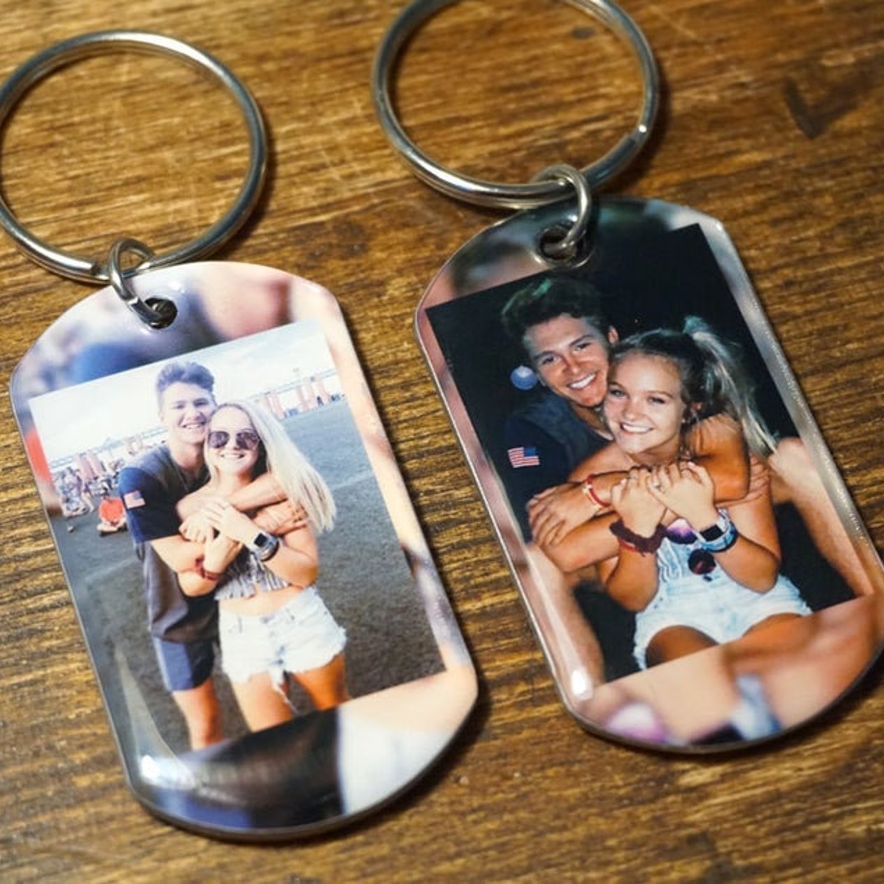 Personalized Boyfriend Keychain – Anniversary Gift, Custom Photo Key Chain, Unique Gift For Him