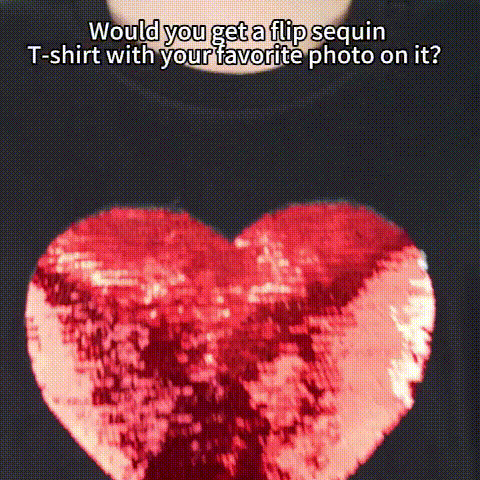 Custom Photo DIY Heart Sequin Hoodie-🎅Christmas Gifts For Families & Couples