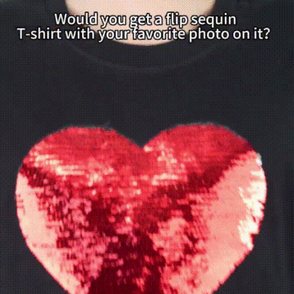 Custom Photo DIY Heart Sequin Hoodie-🎅Christmas Gifts For Families & Couples