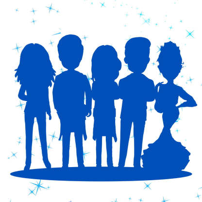 Fully Customizable 5 People Custom Bobblehead