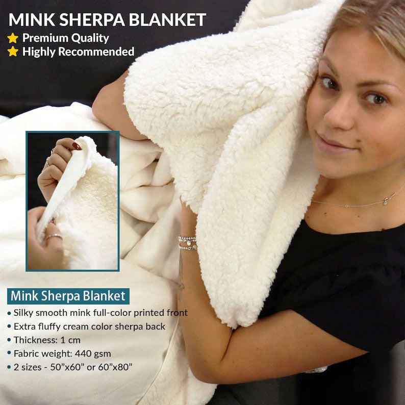 Personalized LOVE Letter Blanket Gift For Husband - Gifts For Him