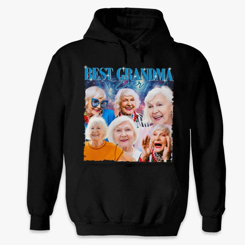 Custom Photo Best Grandma Ever - Family Personalized