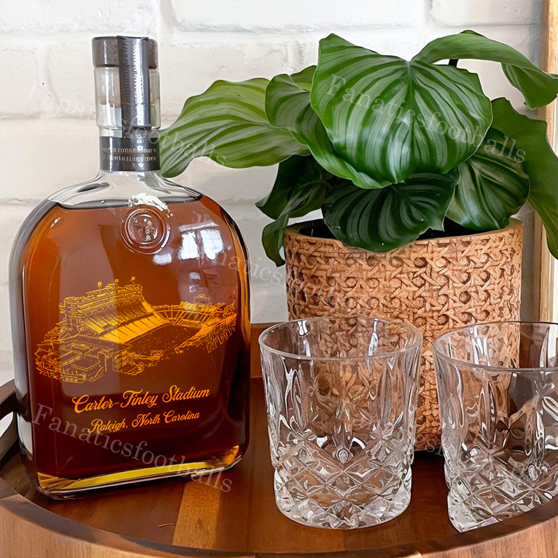 Carter–Finley Stadium Whiskey Bottles-Gifts For Sports Lovers
