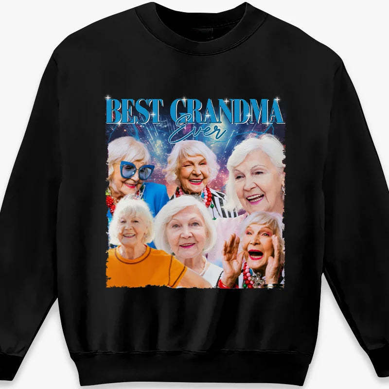 Custom Photo Best Grandma Ever - Family Personalized