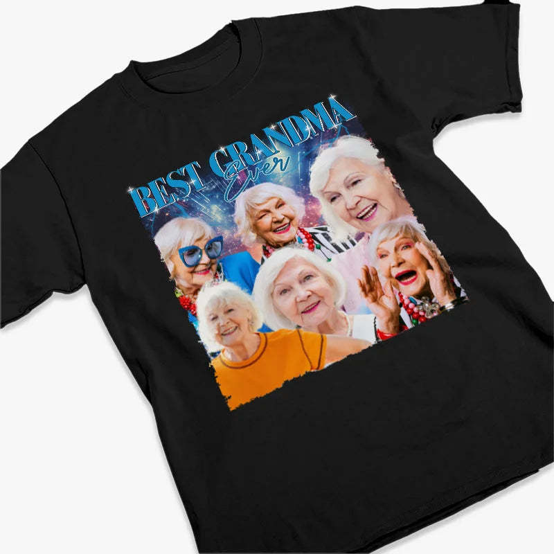 Custom Photo Best Grandma Ever - Family Personalized