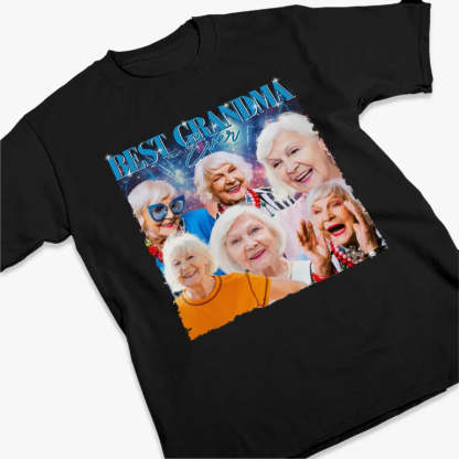 Custom Photo Best Grandma Ever - Family Personalized