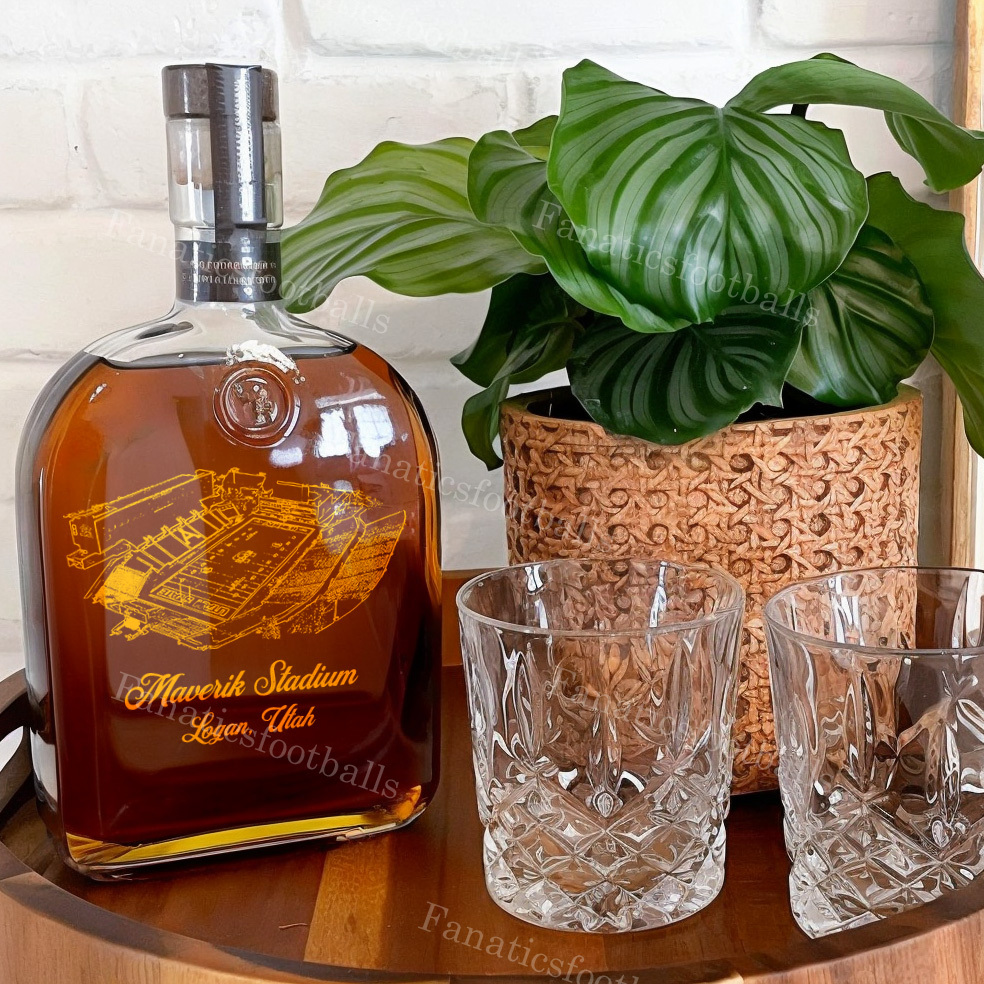 Maverik Stadium Whiskey Bottles-Gifts For Sports Lovers