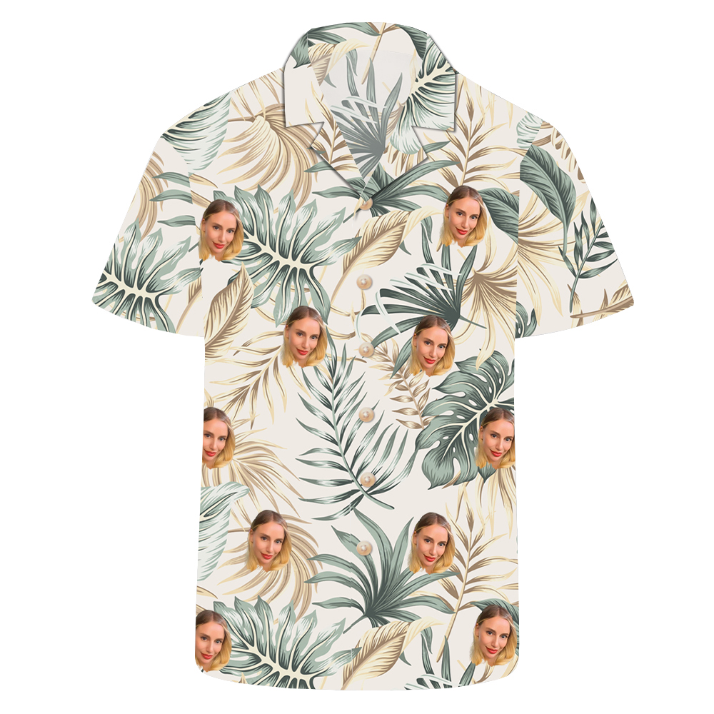 Custom Face Hawaiian Shirt Summer Beach Party Shirts-ilovevango