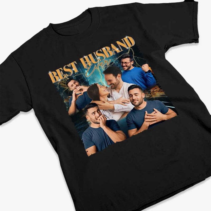 Custom Photo Best Husband Ever - Couple Personalized