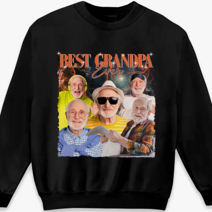 Custom Photo Best Grandpa Ever - Family Personalized