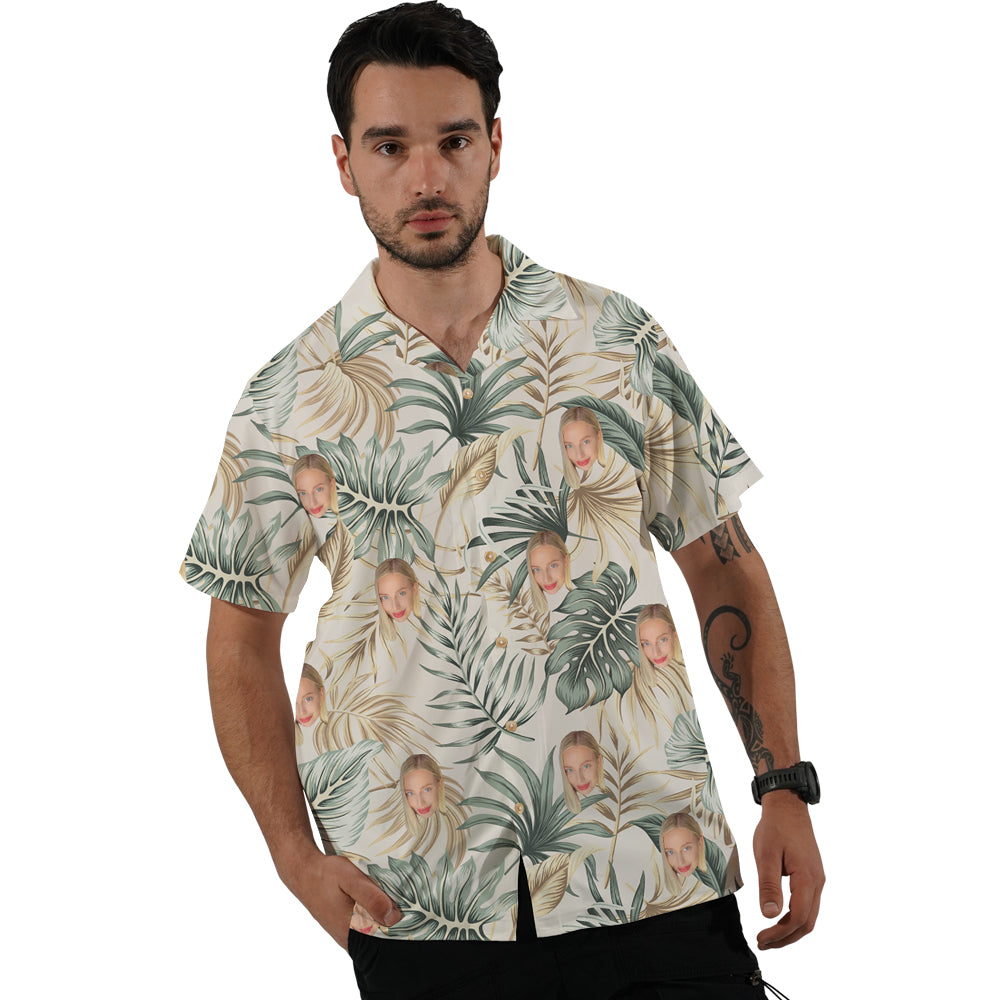 Custom Face Hawaiian Shirt Summer Beach Party Shirts-ilovevango