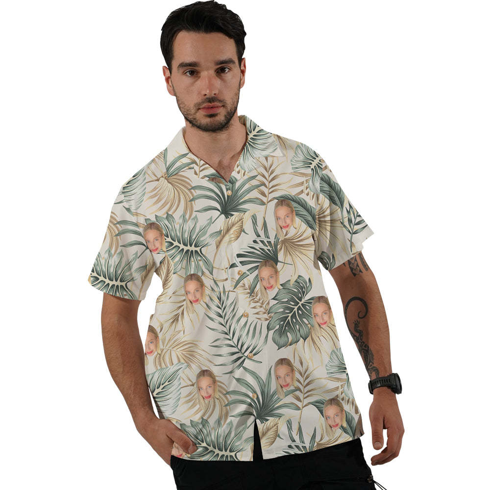Custom Face Hawaiian Shirt Summer Beach Party Shirts-ilovevango