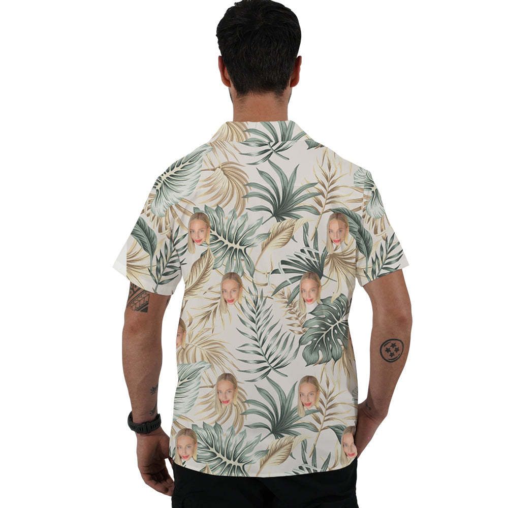 Custom Face Hawaiian Shirt Summer Beach Party Shirts-ilovevango
