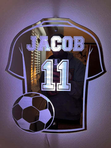 Football Shirt Mirror - Gift For Football Fans