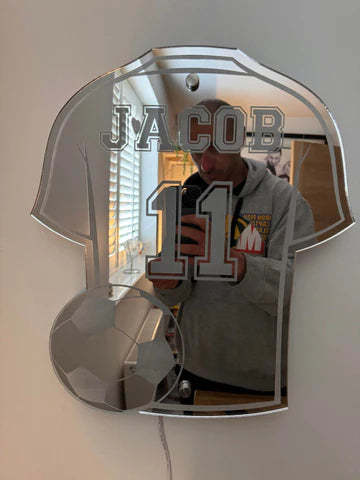 Football Shirt Mirror - Gift For Football Fans