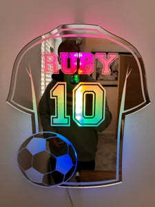 Football Shirt Mirror - Gift For Football Fans