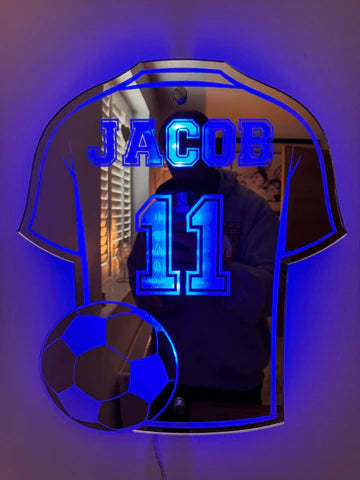 Football Shirt Mirror - Gift For Football Fans