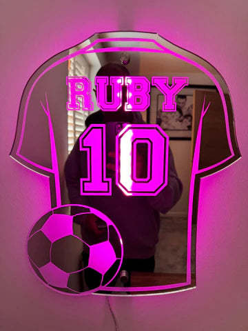 Football Shirt Mirror - Gift For Football Fans
