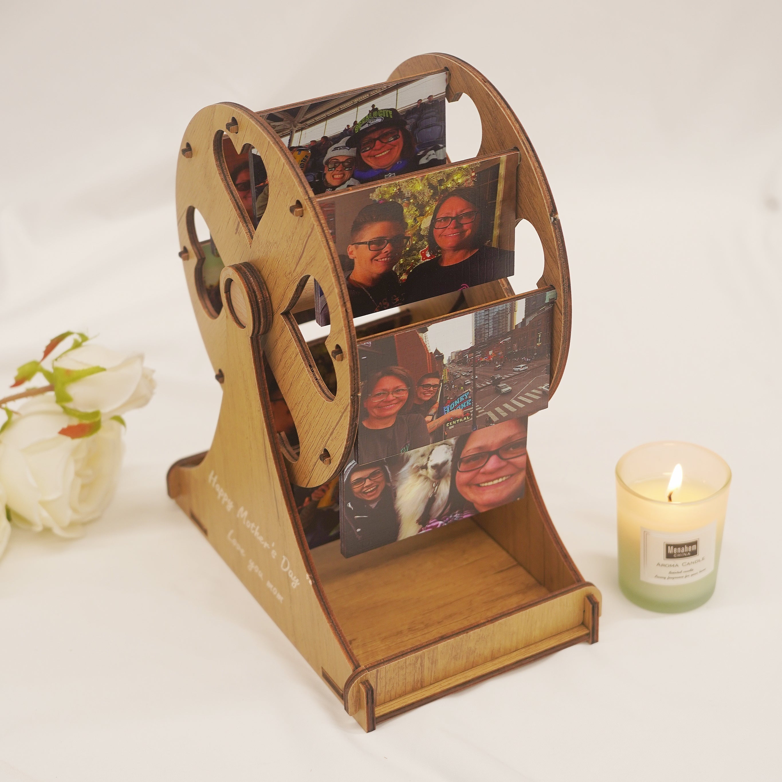Personalized Mini Ferris Wheel with Photos-ilovevango