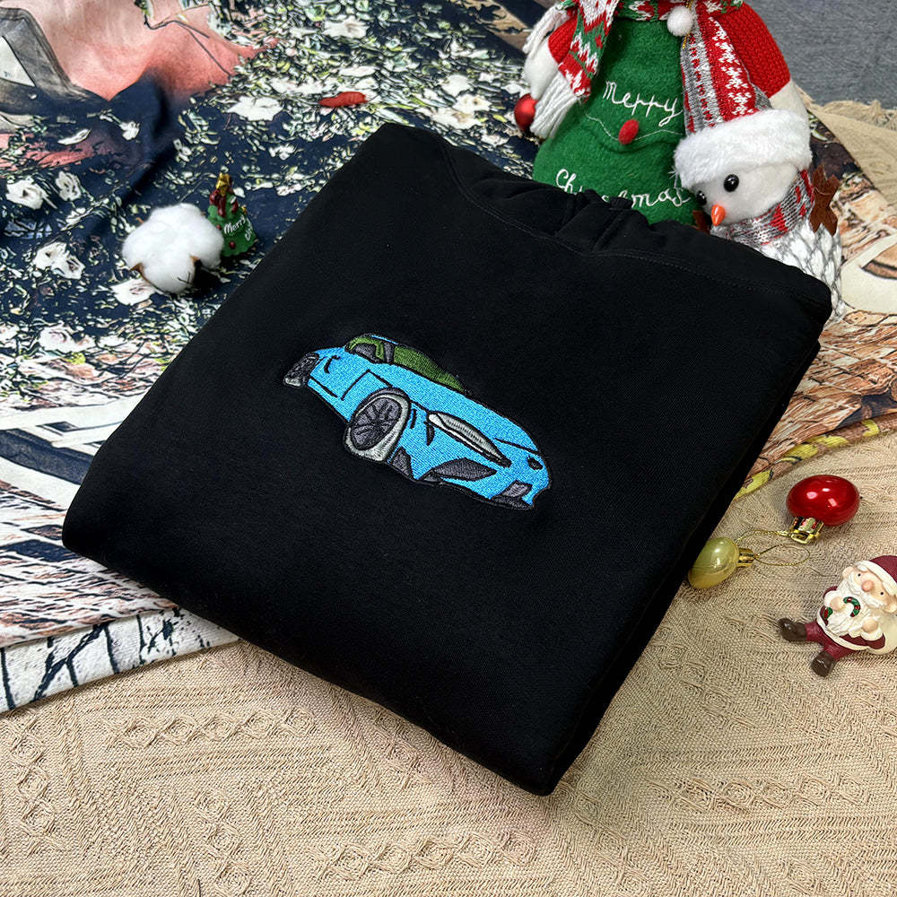 Plus Velvet Style-Customized Car Craft Sweatshirt/Hoodies, Car Enthusiast Gifts