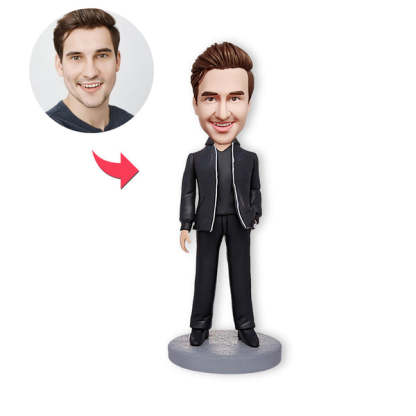 Custom Bobblehead Personalized Bobblehead Businessman-ilovevango