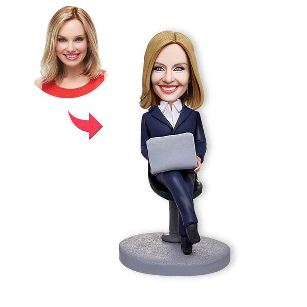 Custom Bobblehead Personalized Bobblehead Female Boss-ilovevango