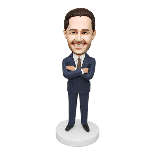 Custom Bobblehead Personalized Bobblehead Happy Boss-ilovevango