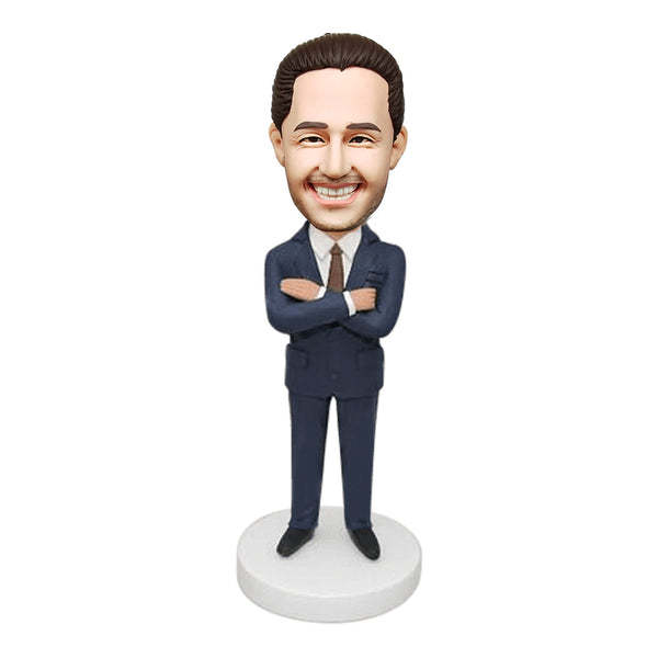 Custom Bobblehead Personalized Bobblehead Happy Boss-ilovevango