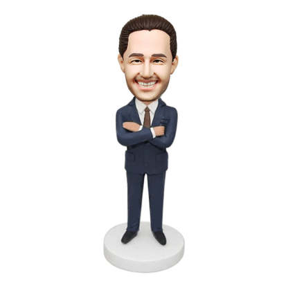 Custom Bobblehead Personalized Bobblehead Happy Boss-ilovevango
