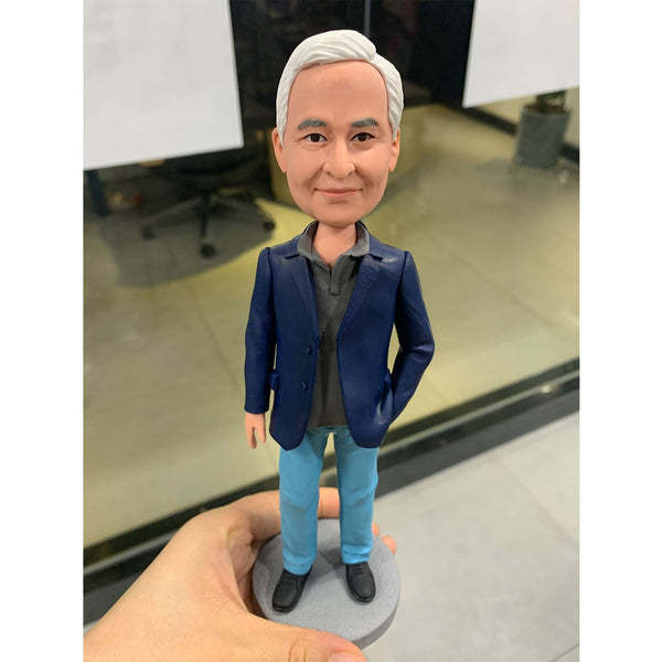 Custom Bobblehead Personalized Bobblehead Unique Personalized Gift For Grandpa-ilovevango