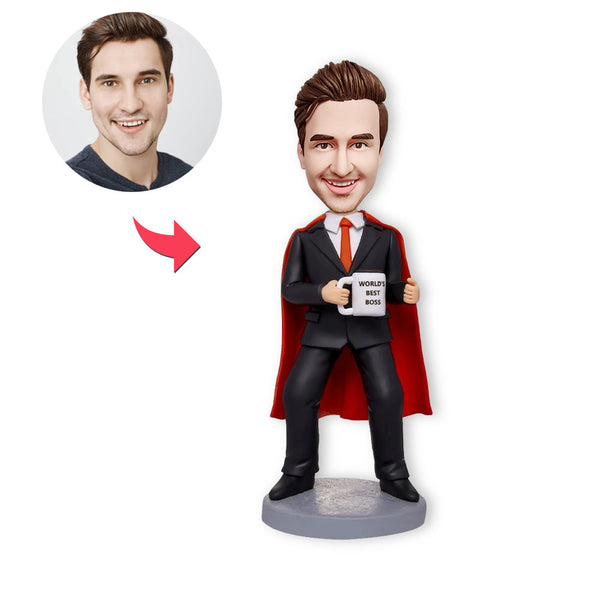 Custom Bobblehead Personalized Bobblehead World Super Boss Female-ilovevango