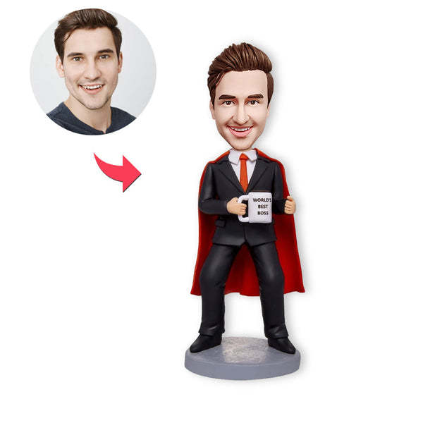 Custom Bobblehead Personalized Bobblehead World Super Boss Female-ilovevango