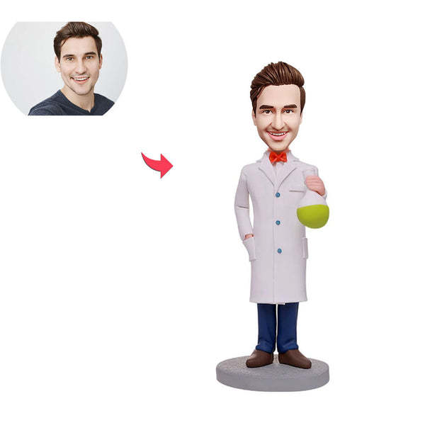 Custom Bobblehead Personalized Bobblehead Customized Gifts Laboratory Scientist-ilovevango