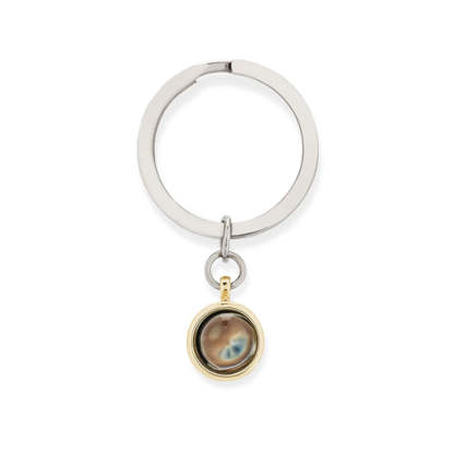 Personalized Circle Photo Keychain