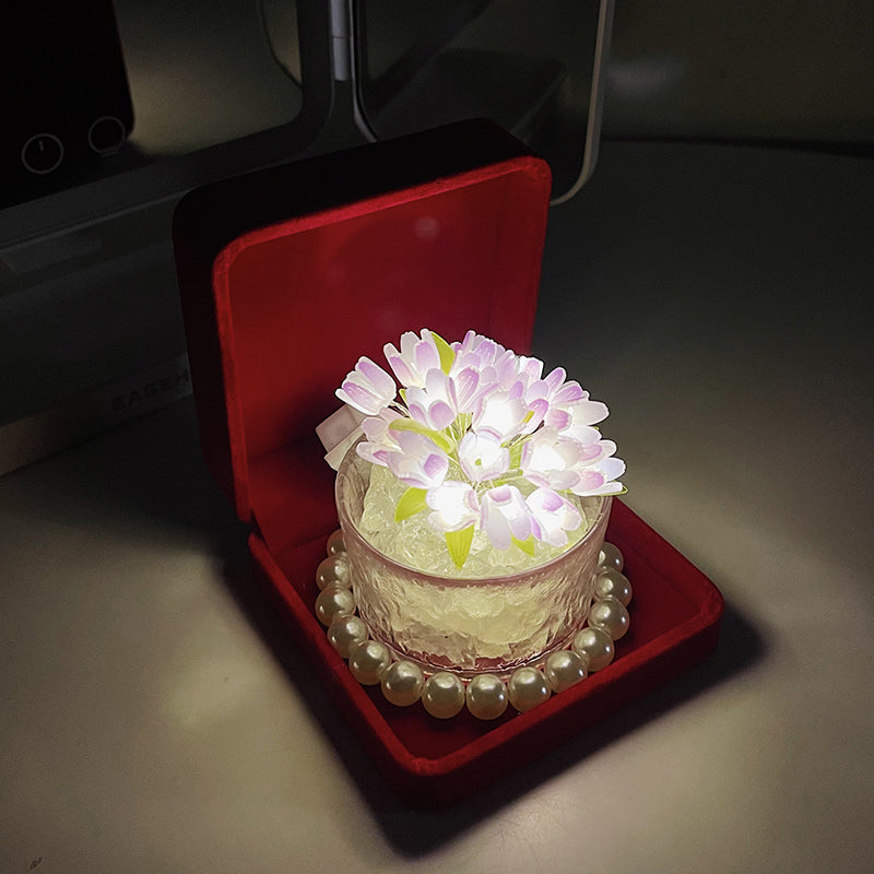 DIY Tulip Potted Night Light Creative Birthday Gifts For Girlfriend