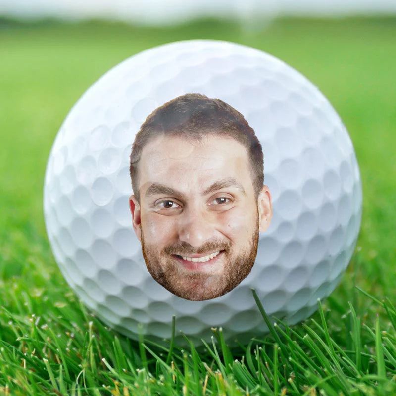 Custom Photo If Found Return To This Guy - Gift For Dad, Father, Grandpa, Golfer, Golf Lover - Personalized Golf Ball-ilovevango
