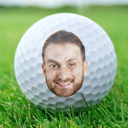 Custom Photo If Found Return To This Guy - Gift For Dad, Father, Grandpa, Golfer, Golf Lover - Personalized Golf Ball-ilovevango