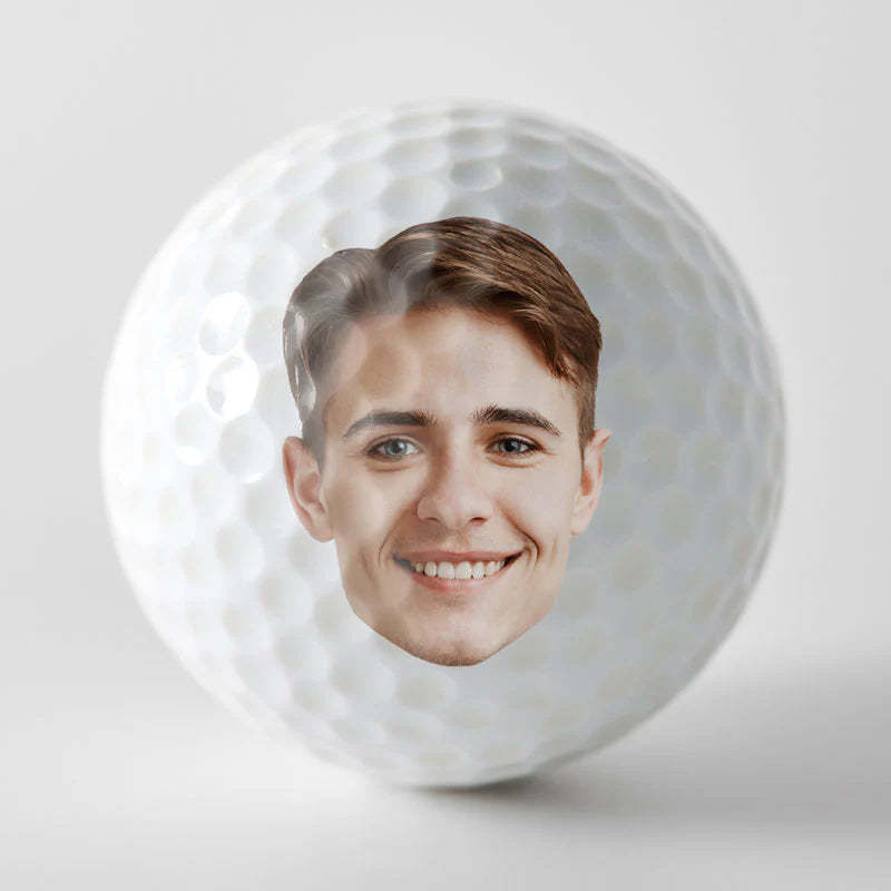 Custom Photo If Found Return To This Guy - Gift For Dad, Father, Grandpa, Golfer, Golf Lover - Personalized Golf Ball-ilovevango