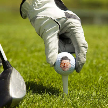 Custom Photo If Found Return To This Guy - Gift For Dad, Father, Grandpa, Golfer, Golf Lover - Personalized Golf Ball-ilovevango