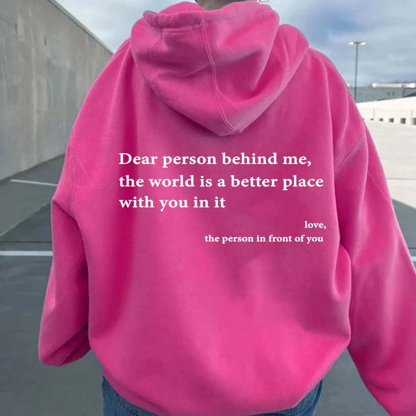 The Hope Hoodie The Hope Sweatshirt The Hope T-shirt - Back Printed-ilovevango