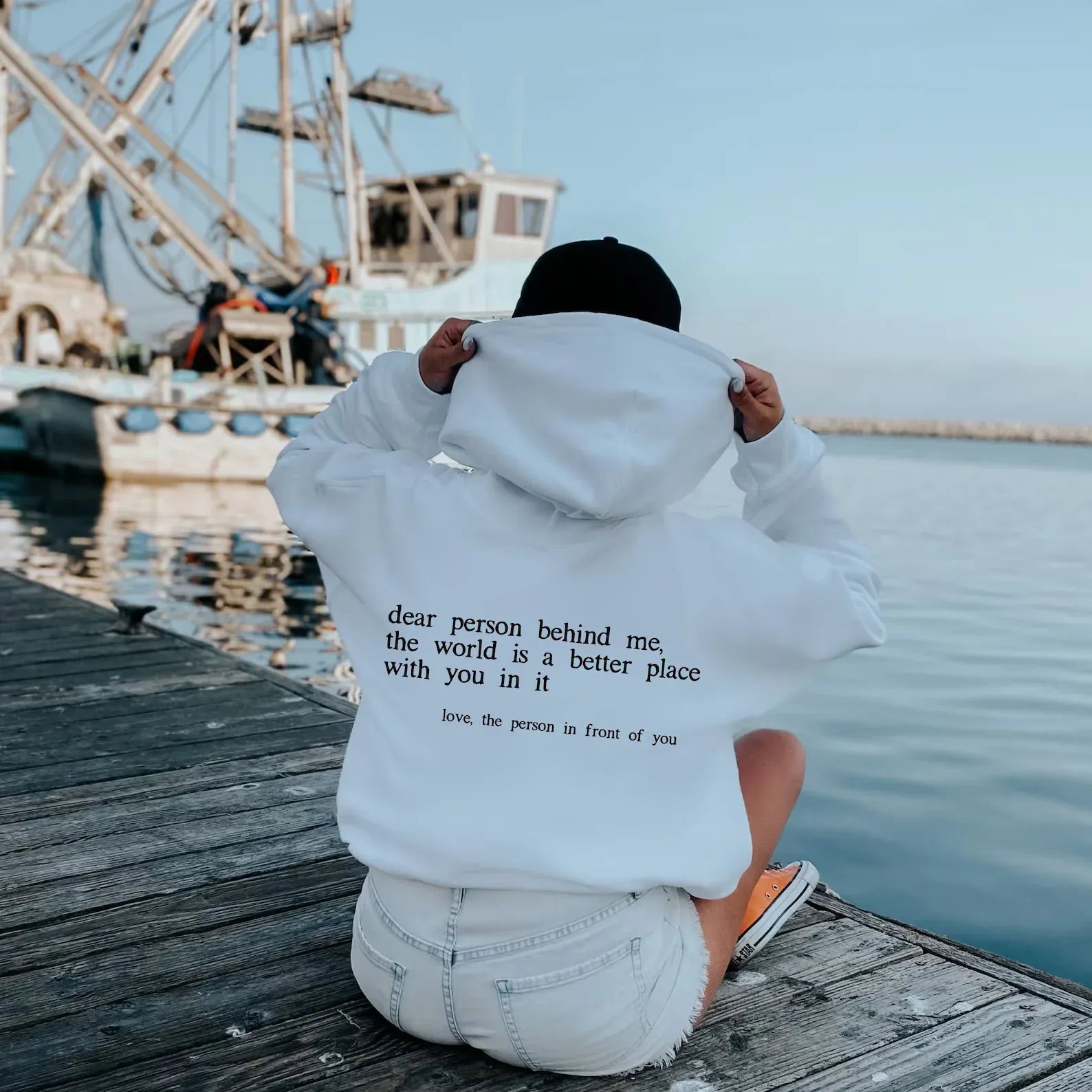 The Hope Hoodie The Hope Sweatshirt The Hope T-shirt - Back Printed-ilovevango
