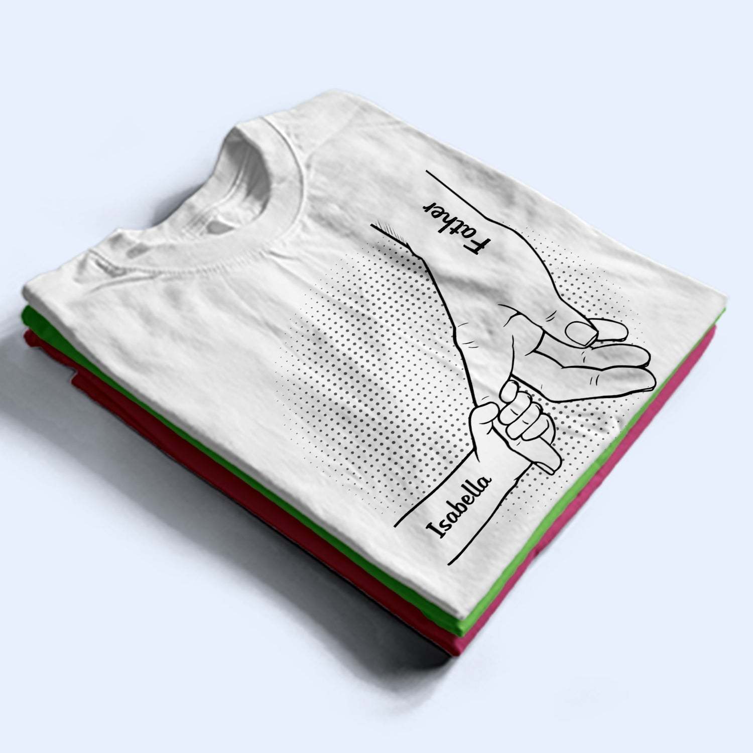 Hand In Hand, I Will Always Protect You - Birthday, Loving Gift For Mother, Father, Grandma, Grandpa, Parents, Grandparents - Personalized Custom T Shirt-ilovevango