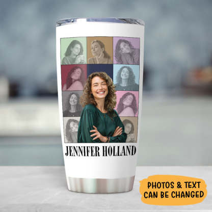 Eras Tour Style Tumbler, Personalized Tumbler Cup, Custom Photo-ilovevango