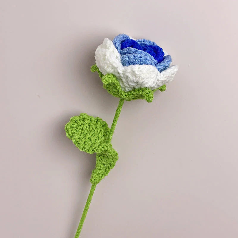 Mother's Day Gift Roses Crochet Flower Handmade Knitted Flower Gift For Lover-ilovevango