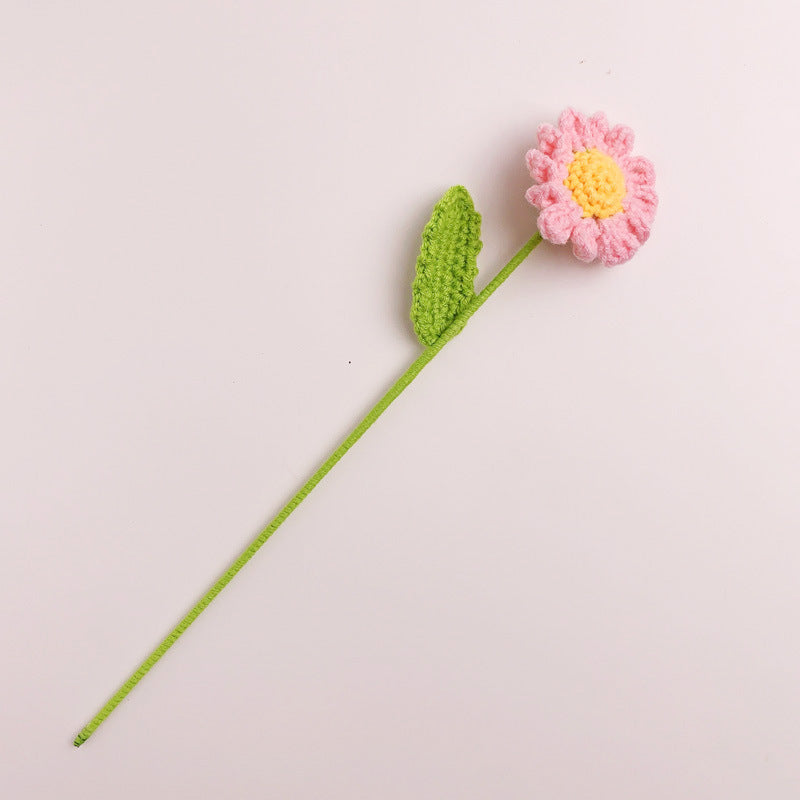 Mother's Day Gift Little Daisy Crochet Flower Handmade Knitted Flower Gift For Lover-ilovevango