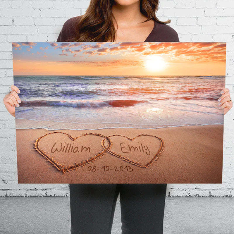 You Are My Everything - Couple Personalized Custom Horizontal Canvas - Gift For Husband Wife, Anniversary-ilovevango