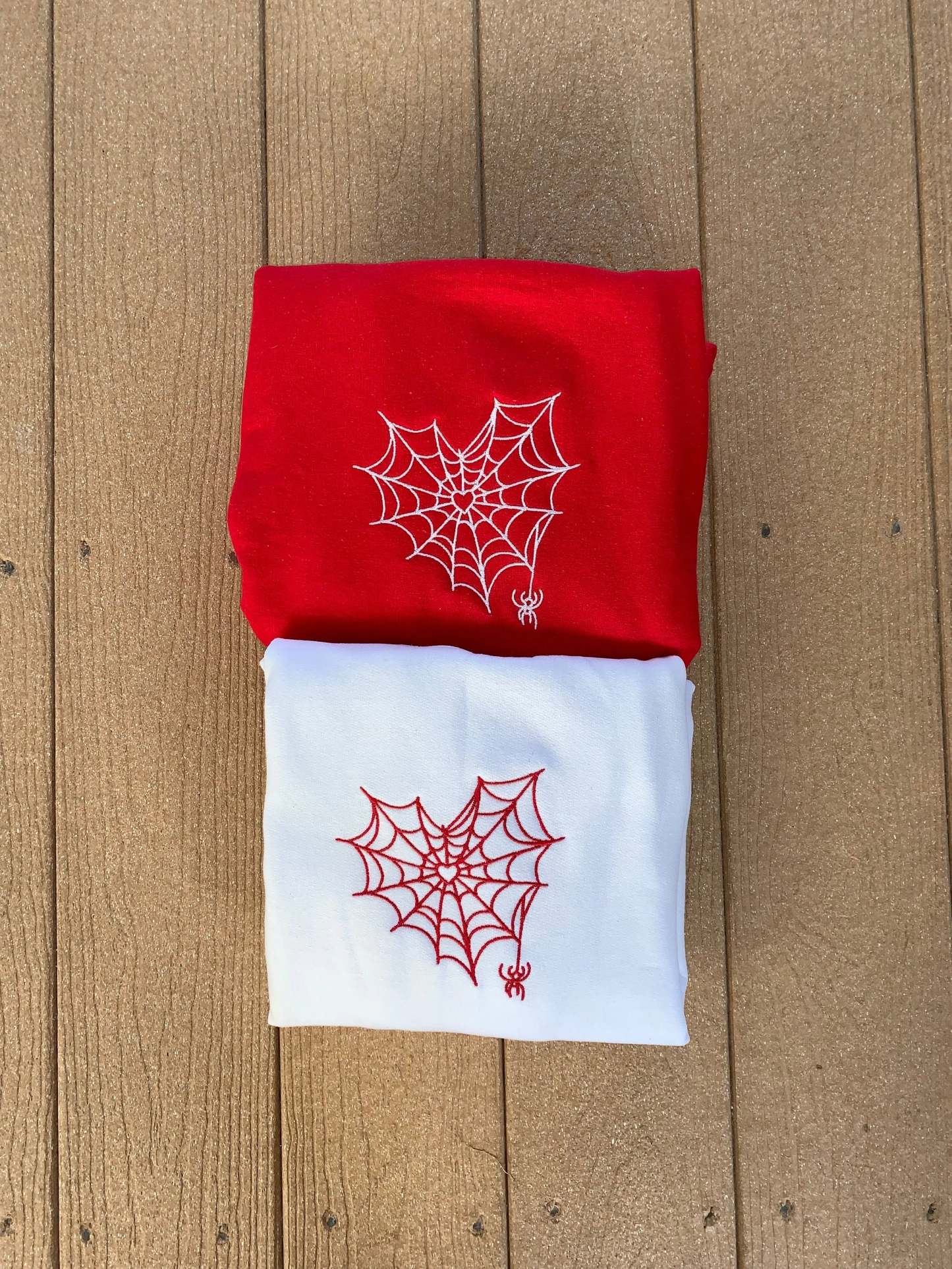 Customizable Matching Spider Web Heart For Besties And Couples-ilovevango