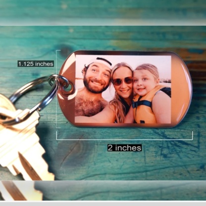 Personalized Boyfriend Keychain – Anniversary Gift, Custom Photo Key Chain, Unique Gift For Him