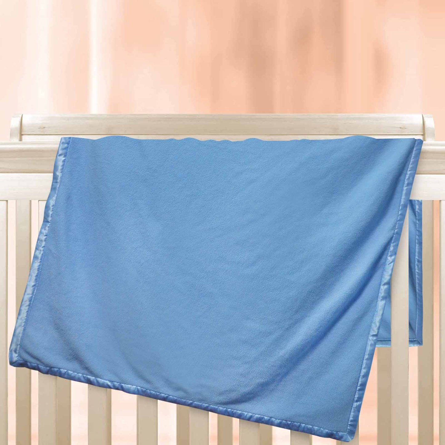 Personalized Newborn Gift Baby Blanket-Name and Date with Infant Heart Feet Design-Pink or Blue