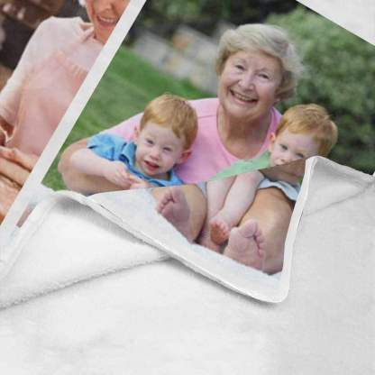 Custom Photo Family Love Ultra-Soft Micro Fleece Blanket-ilovevango